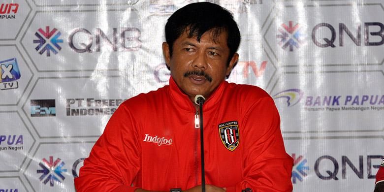 Indra Sjafrie, pelatih Bali United.
