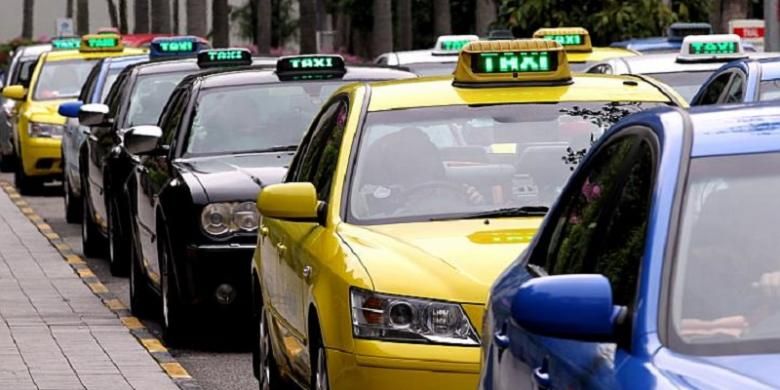 Ilustrasi Taksi Singapura