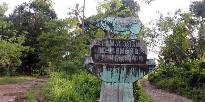Perjalanan menuju Taman Nasional Ujung Kulon, Kabupaten Pandeglang, Banten, Jumat (1/5/2015).