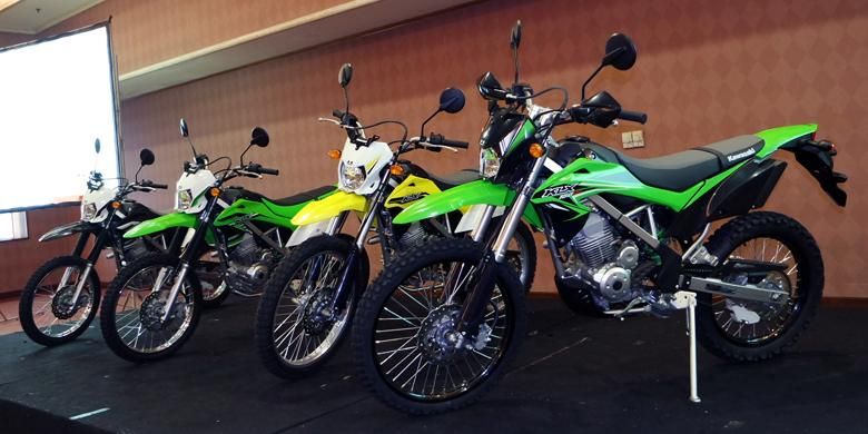 Kawasaki Motor Indonesia resmi meluncurkan KLX150, KLX150BF, dan KLX150BF Special Edition, Jumat (29/5/2015).