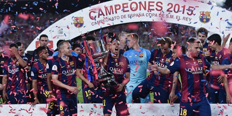 Juara Copa del Rey 2014-15, Barcelona. 