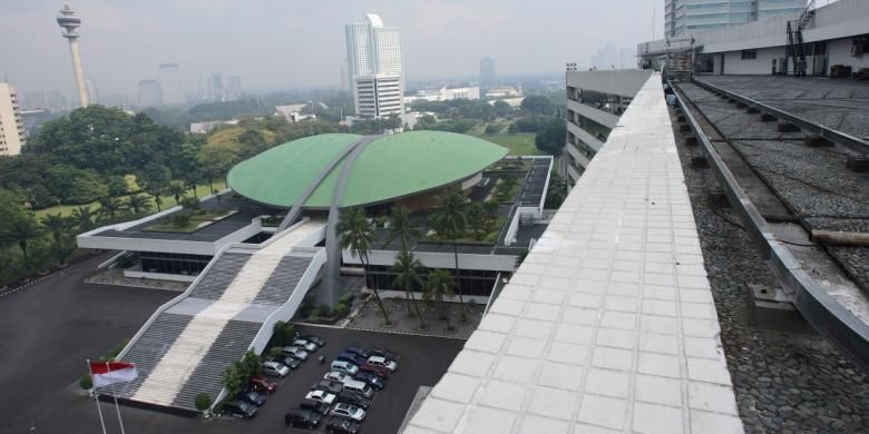 Suasana gedung DPR RI, Jakarta, Jumat (22/5/2009).