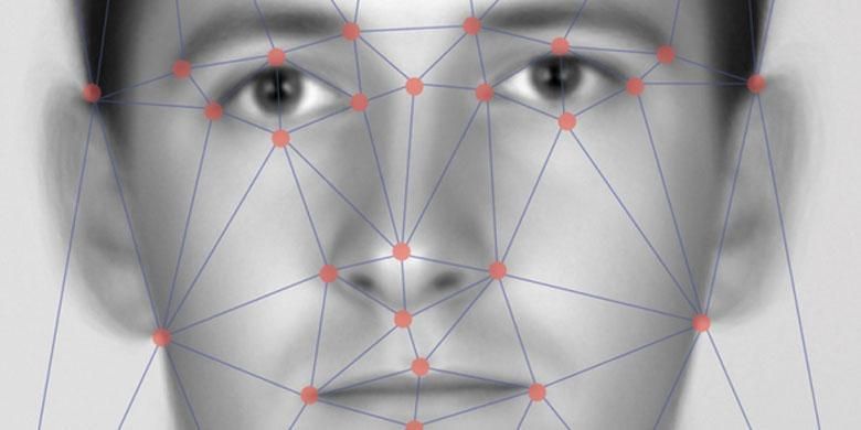 ilustrasi facial recognition