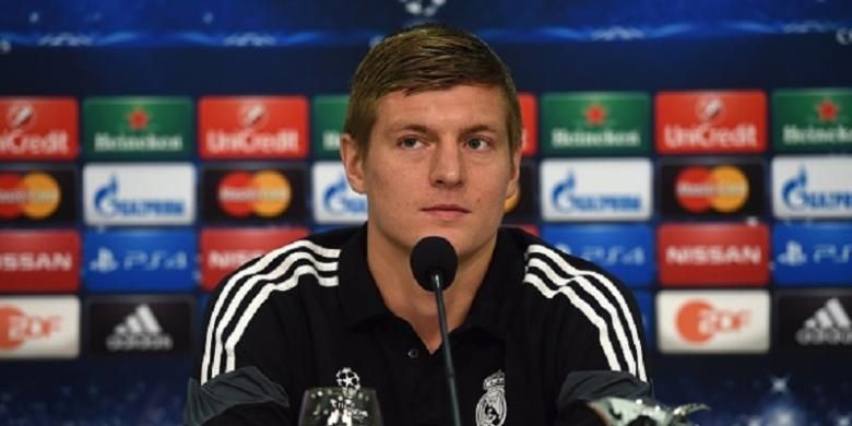 Gelandang Real Madrid asal Jerman, Toni Kroos.