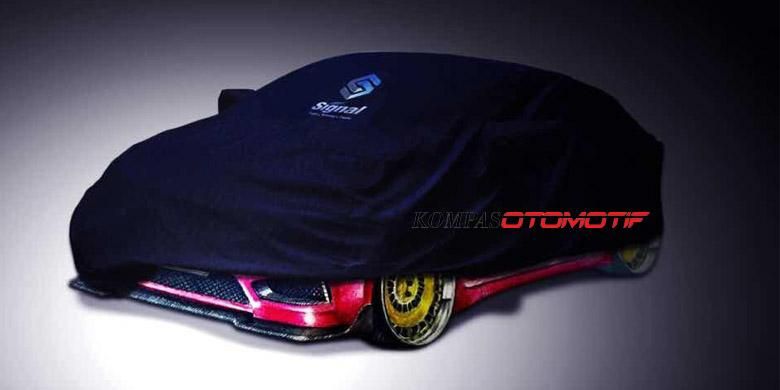 Gambar penggoda sketsa desain personalisasi HR-V oleh Signal Kustom yang bakal dipamerkan di SEMA 2015.