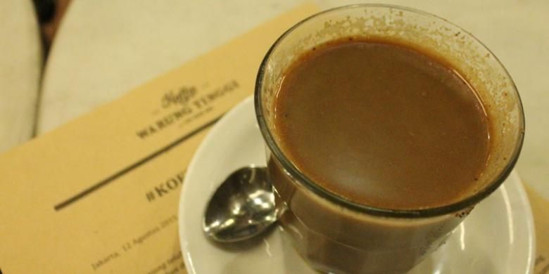 Kopi Jahe hasil racikan dapur Koffie Warung Tinggi.