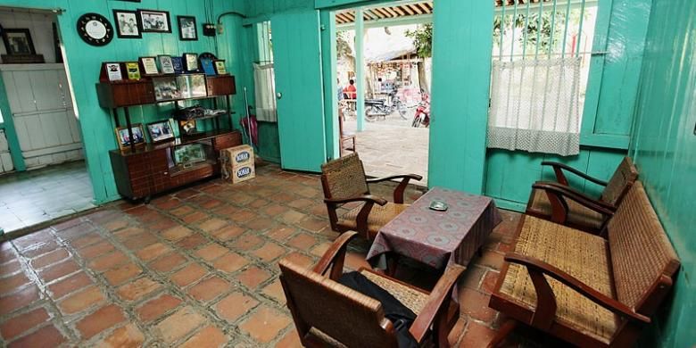 Kediaman Djiauw Kie Siong, tempat Soekarno tinggal selama penculikan oleh Pemuda Peta di Rengasdengklok, Kabupaten Karawang, Jawa Barat, Kamis (6/8/2015). Di rumah ini Soekarno dan putranya, Guntur, yang berusia 9 bulan tinggal selama penculikan oleh pemuda Peta agar mempercepat Proklamasi Kemerdekaan Indonesia.