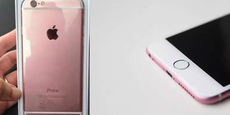 Balutan pink di iPhone 6s 