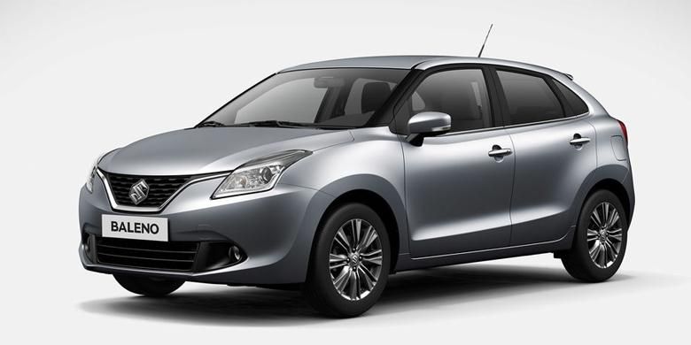 Wajah depan generasi penerus Baleno sekaligus versi produksi model konsep Suzuki IK-2.