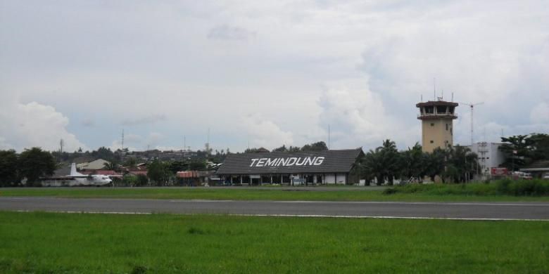 Bandara Temindung, Samarinda, Kalimantan Timur.