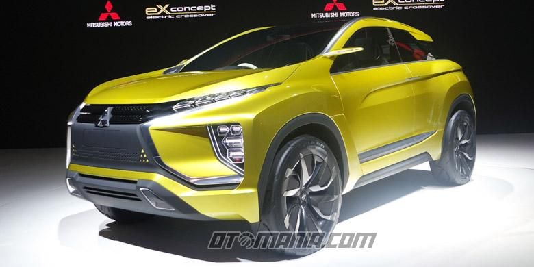Mitsubishi eX Concept mejeng di Tokyo Motor Show 2015.
