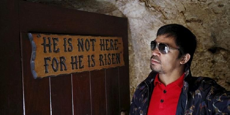 Manny Pacquiao di situs suci Jerusalem