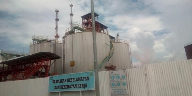 Pabrik milik Unilever Oleochemical di Sei Mangke, Sumatera Utara