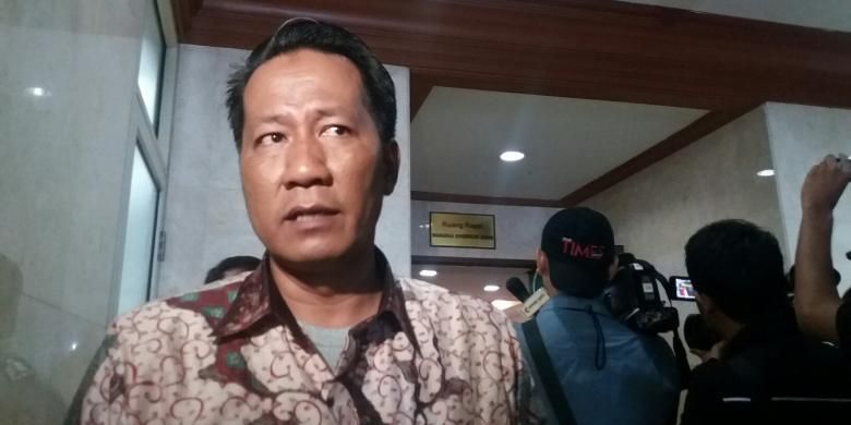 Politisi Partai Gerindra, Supratman Andi Atgas di Kompleks Parlemen, Senayan, Jakarta, Kamis (3/11/2015)