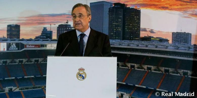 Presiden Real Madrid, Florentino Perez.