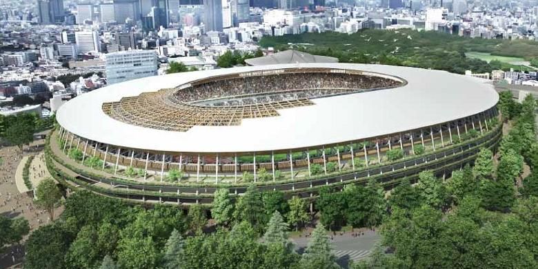 Pemerintah Jepang telah memilih desain kisi-kisi kayu rancangan Kengo Kuma untuk menjadi Stadion Nasional baru di Tokyo sekaligus sebagai venue utama Olimpiade 2020.