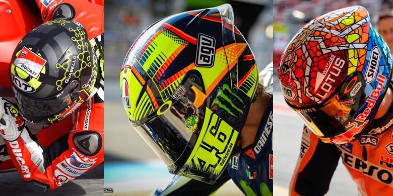 Helm-helm yang ingin berpartisipasi dalam MotoGP harus memenuhi kualifikasi minimum.