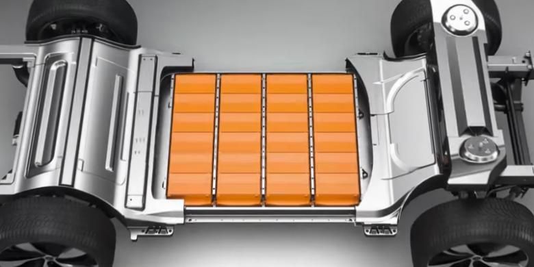 Baterai dan motor dalam mobil listrik Faraday FFZERO1