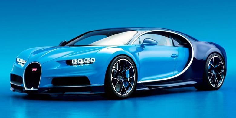 Bugatti Chiron, suksesor Bugatti Veyron sebagai mobil terkencang dan termewah di dunia.