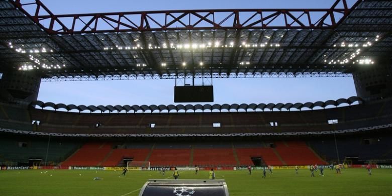 Stadion San Siro (Giuseppe Meazza) di Milan, Italia, menjadi tempat penyelenggaraan laga final Liga Champions 2016.