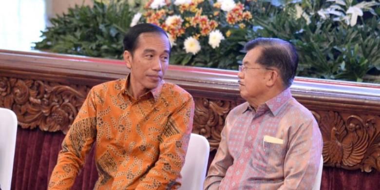 Presiden Joko Widodo dan Wakil Presiden Jusuf Kalla