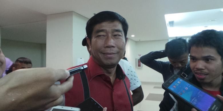 Wakil Ketua DPRD DKI Jakarta Abraham Lunggana alias Lulung saat ditemui di Universitas Negeri Jakarta (UNJ), Rawamangun, Jakarta Timur, Kamis (14/4/2016).