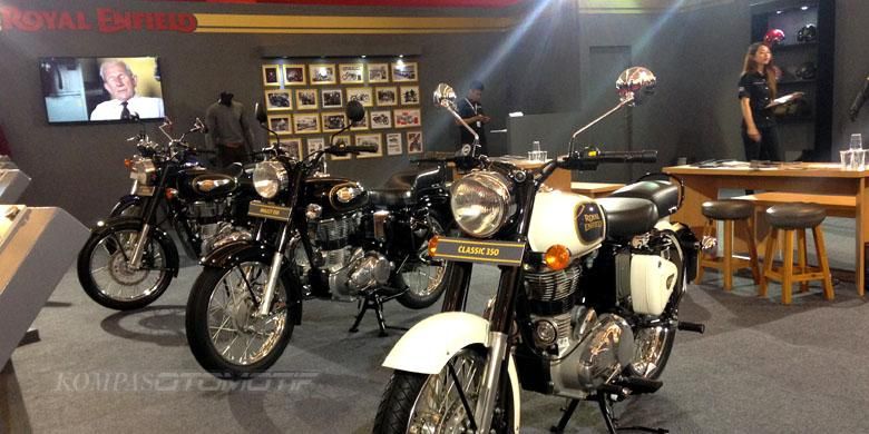 Booth Royal Enfield di IIMS 2016.