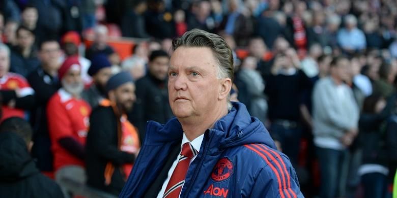 Louis van Gaal saat masih menangani Manchester United.