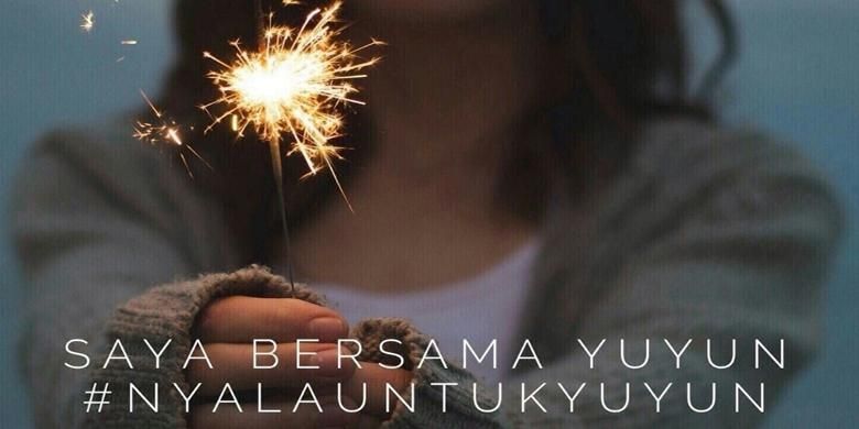 Jagat media sosial pada Senin (2/5/2016) diramaikan dengan tagar #NyalaUntukYuyun, sebagai aksi solidaritas netizen terhadap perkosaan yang menimpa seorang pelajar SMP di Desa Padang Ulak Tanding, Kecamatan Rejang Lebong, Provinsi Bengkulu pada pertengahan April 2016 yang diperkosa 14 pemuda saat pulang sekolah.
