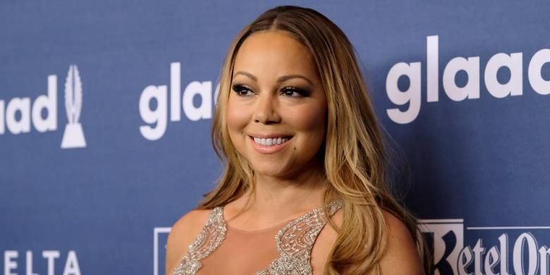 Mariah Carey menghadiri GLAAD Media Awards 2016 di New York, AS, Sabtu (14/5/2016).