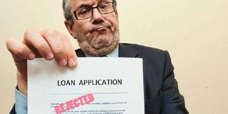 Ilustrasi kredit ditolak bank