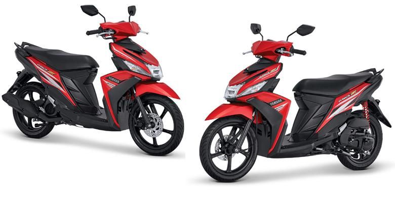 Yamaha Mio Z warna Merah Zuper.