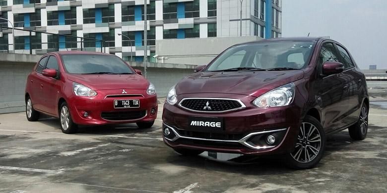 Mitsubishi New Mirage dan Mitsubishi Mirage model terdahulu