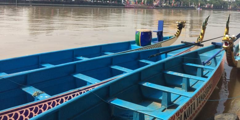 Perahu Naga dalam Festival Cisadane 2016