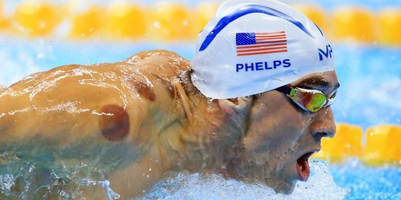 Michael Phelps, perenang dari Amerika Serikat. 