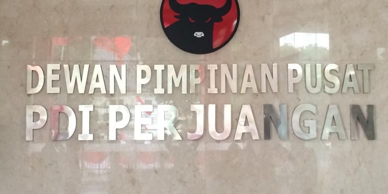 Kantor DPP Partai Demokrasi Indonesia Perjuangan (PDI-P), Cikini, Jakarta Pusat.