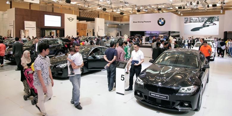 Stan BMW di Gaikindo Indonesia International Auto Show (GIIAS) 2016.