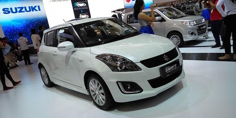 Suzuki Swift dengan tambahan aksesori