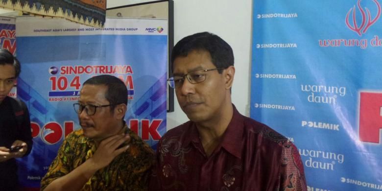 Direktur Penyuluhan, Pelayanan dan Hubungan Masyarakat Direktorat Jenderal Pajak, Hestu Yoga Saksama seusai acara diskusi di Jakarta, Sabtu (3/9/2016)