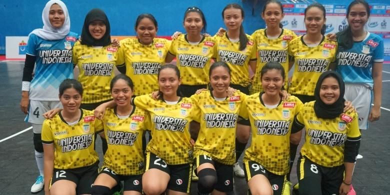 Tim futsal putri Universitas Indonesia 