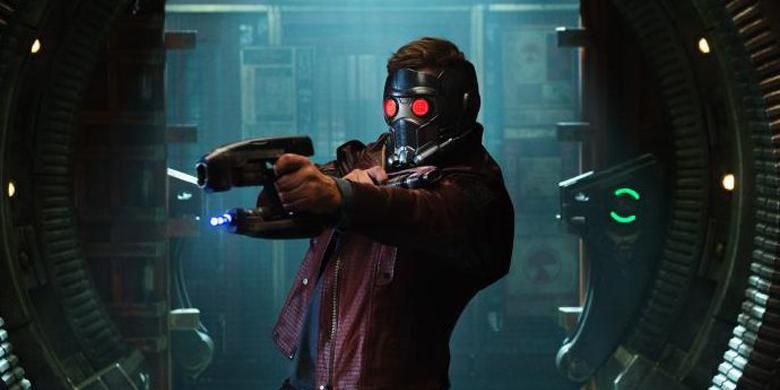 Chris Pratt berperan sebagai Star-Lord dalam Guardians of The Galaxy