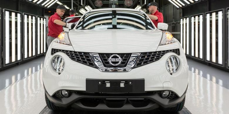 Juke diproduksi di pabrik Nissan di Sunderland, Inggris.