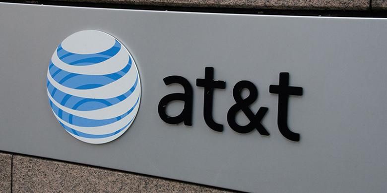Ilustrasi logo AT&T(The Verge)
