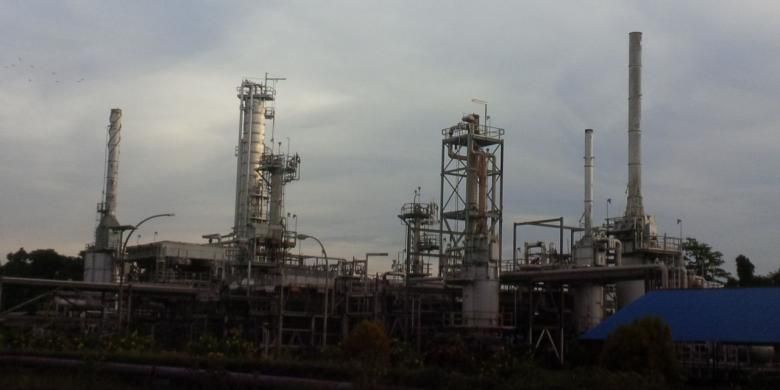 Fasilitas Kilang Minyak milik Pertamina Refinery Unit VII Kasim di Kabupaten Sorong, Papua Barat