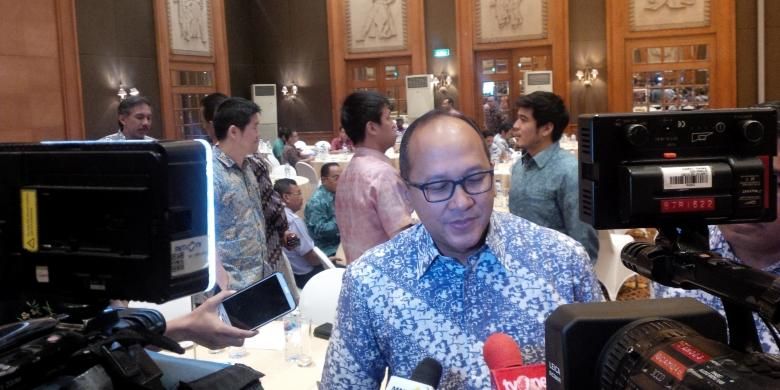 Ketua Umum Kadin Rosan Roeslani di Hotel Aryaduta, Jakarta (7/11/2016)