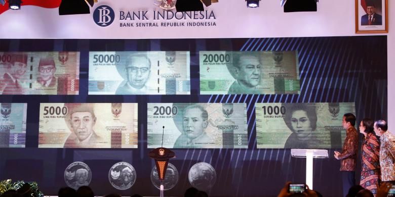 Ilustrasi: Presiden Joko Widodo saat meresmikan peluncuran uang rupiah baru di Gedung Bank Indonesia, Senin (19/12/2016). 