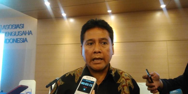 Ketua Umum Apindo Haryadi Sukamdani di Kantor Apindo Jakarta, Selasa (20/12/2016).