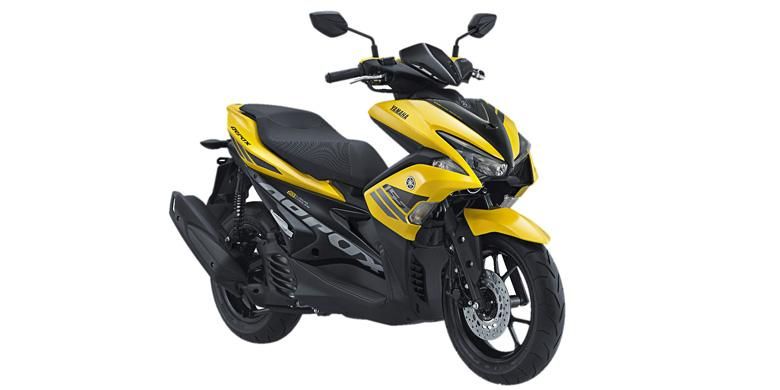 Yamaha Aerox 155 VVA yang siap dipesan.