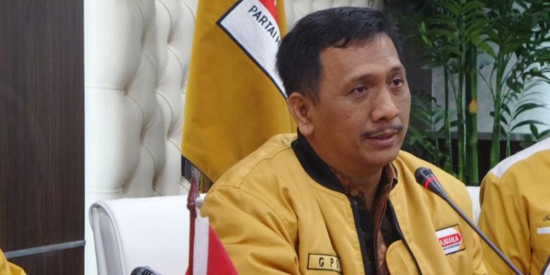 Wakil Ketua Umum Partai Hanura I Gede Pasek Suardika di Kompleks Parlemen, Senayan, Jakarta, Kamis (19/1/2017).