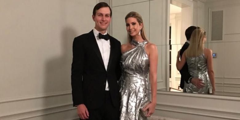 Inilah foto Ivanka Trump dan suaminya usai menghadiri jamuan makan malam di Washington DC.